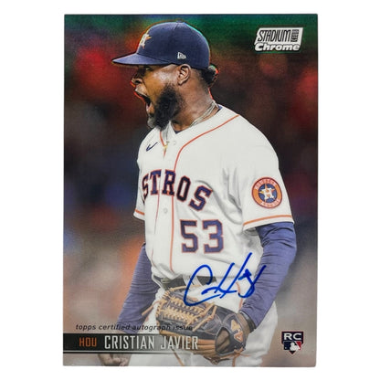 TOPPS MLBカード STADIUM CLUB CRISTIAN JAVIER HOUSTON ASTROS #SCCAV-CJ 中古 IT2