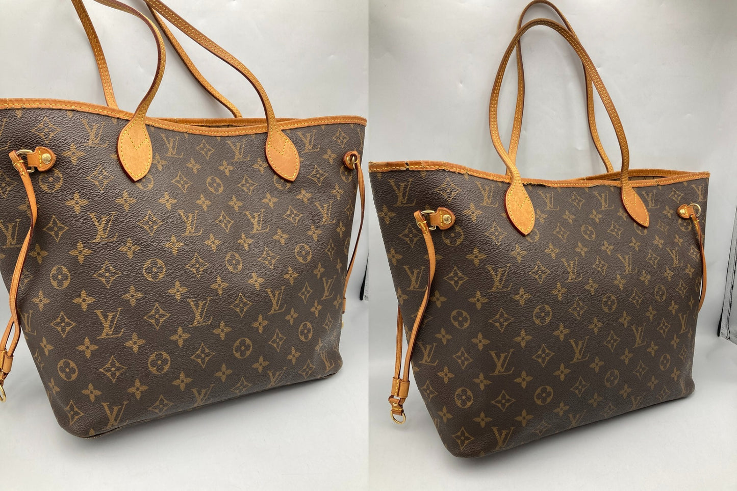 LOUIS VUITTON ルイヴィトン モノグラム ネヴァーフル MM トートバッグ M40156 中古 D4