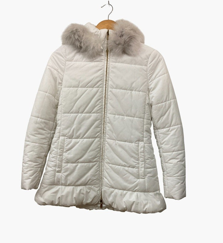 Blugirl Blumarine ブルーガール ブルマリン フォックスファー 中綿ジャケット LQ0214200 サイズ IT38 中古 D4