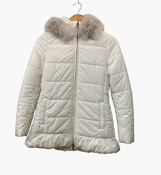 Blugirl Blumarine ブルーガール ブルマリン フォックスファー 中綿ジャケット LQ0214200 サイズ IT38 中古 D4