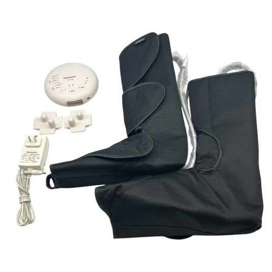 Panasonic パナソニック エアーマッサージャー レッグリフレ 温感機能搭載 ブラック EW-RA86-K 医療機器認証番号：228AHBZX00013000 マッサージ機 脚 足 ふくらはぎ もみほぐし しぼり上げ 中古 Ｗ1