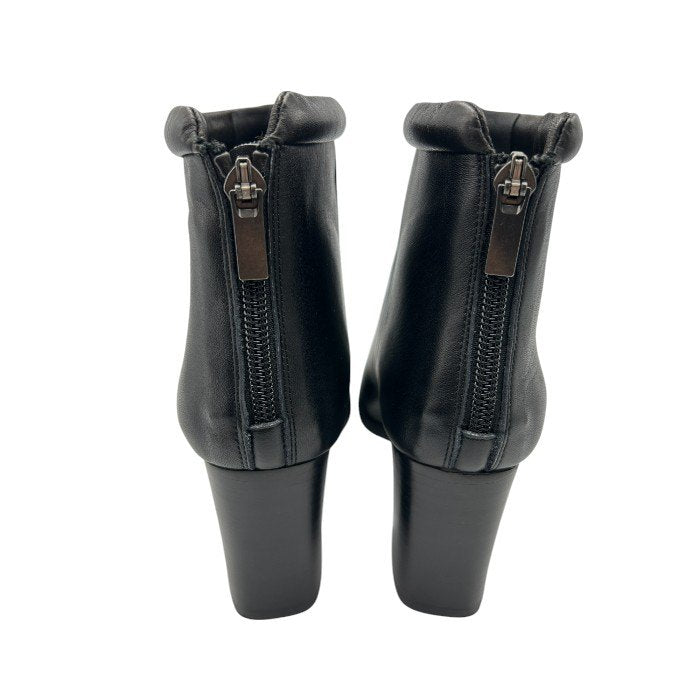 POOL SIDE プールサイド レザー ショートブーツ AR17190AL 22.5cm 靴 シューズ レディース ヒール 中古 W４