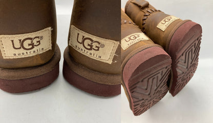 UGG CLASSIC MINI DECO アグ クラシックミニ デコ ムートンブーツ 1003945 サイズ26cm 中古 D4