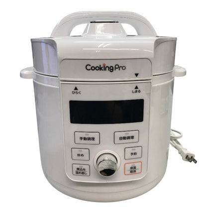 ショップジャパン Shop Japan 電気圧力鍋 クッキングプロV3 CKPV3WS1 中古 Y1