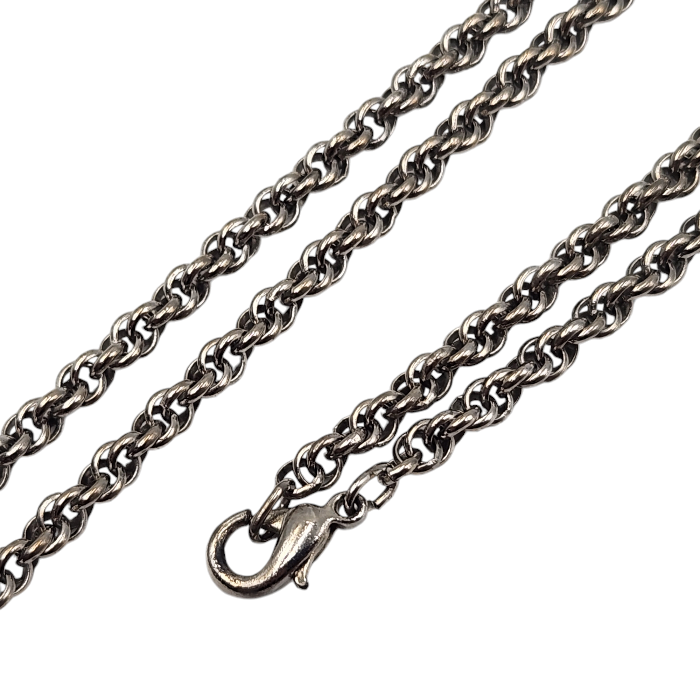 ZOCALO ソカロ ドラゴン ダガー ネックレス メンズ シルバー DARAGON DAGGER ペンダント 龍 ツイスト ロープチェーン シルバー 中古 T1