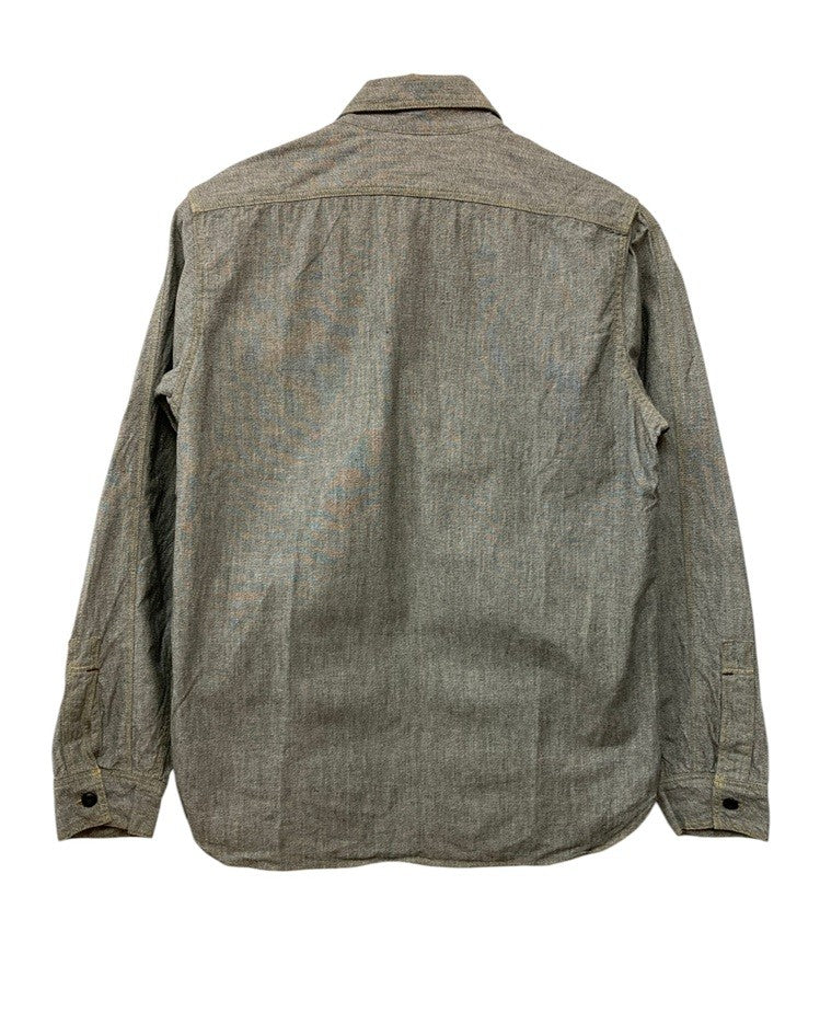 FREEWHEELERS フリーホイーラーズ Neal シャンブレー ワークシャツ サイズ15 メンズ 中古 D4