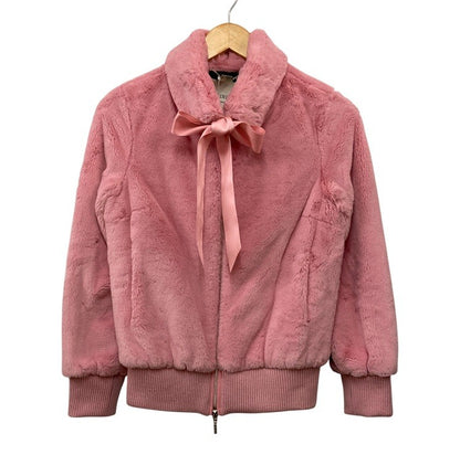 BLUGIRL ブルーガール フェイクファーブルゾン LB0214201 サイズIT38 レディース ピンク 中古 D4
