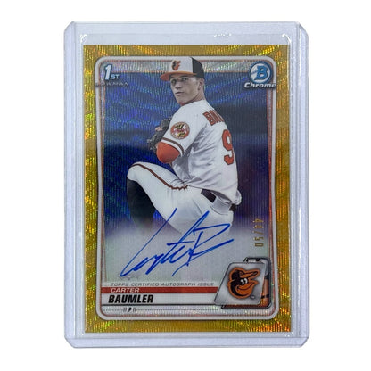 TOPPS MLBカード BOWMAN CHROME 1ST CARTER BAUMLER BALTIMORE ORIOLES /50 #CDA-CB 中古 IT1
