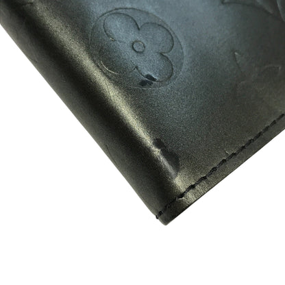 LOUIS VUITTON ルイヴィトン モノグラムマット アジェンダPM 手帳カバー ユニセックス ビジネス 6穴タイプ ブラック(グレー) R20932 中古 T1