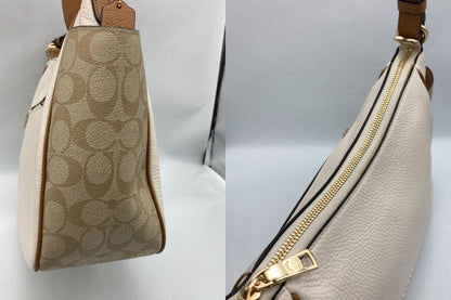 COACH コーチ シグネチャー ローリー ショルダーバッグ C2855 中古 D4