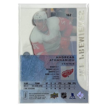 UPPER DECK NHLカード ICE ANDREAS ATHANASIOU RED WINGS /999 #162 中古 IT1