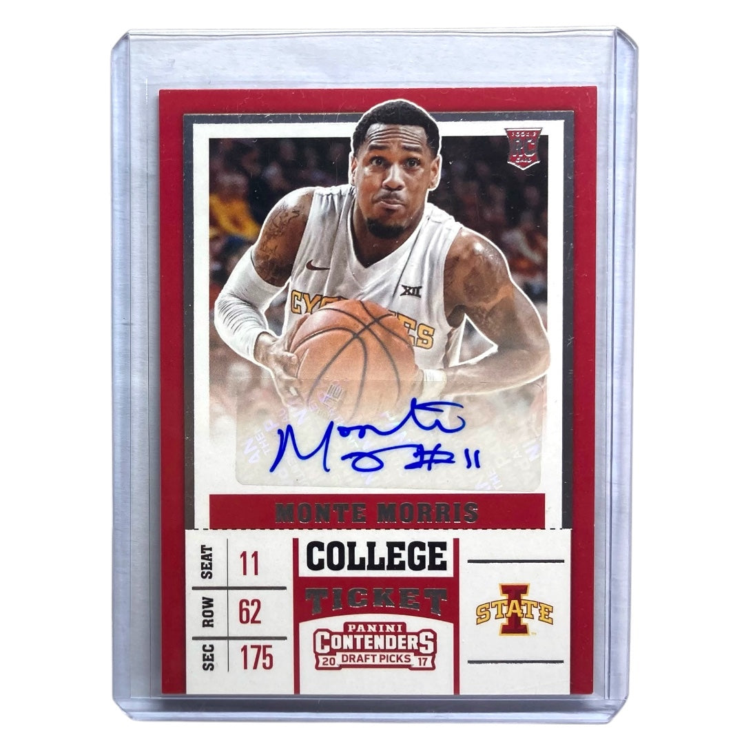 PANINI NBAカード CONTENDERS DRAFT PICKS MONTE MORRIS IOWA STATE CYCLONES #71 中古 IT2
