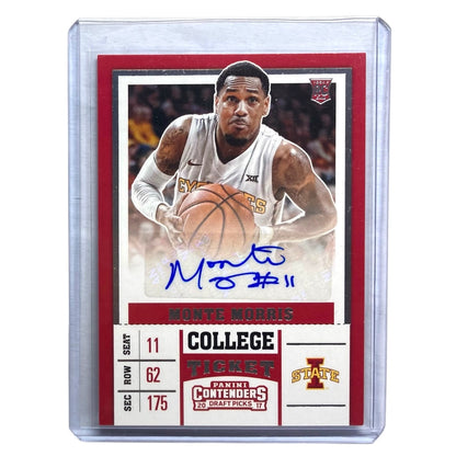 PANINI NBAカード CONTENDERS DRAFT PICKS MONTE MORRIS IOWA STATE CYCLONES #71 中古 IT2