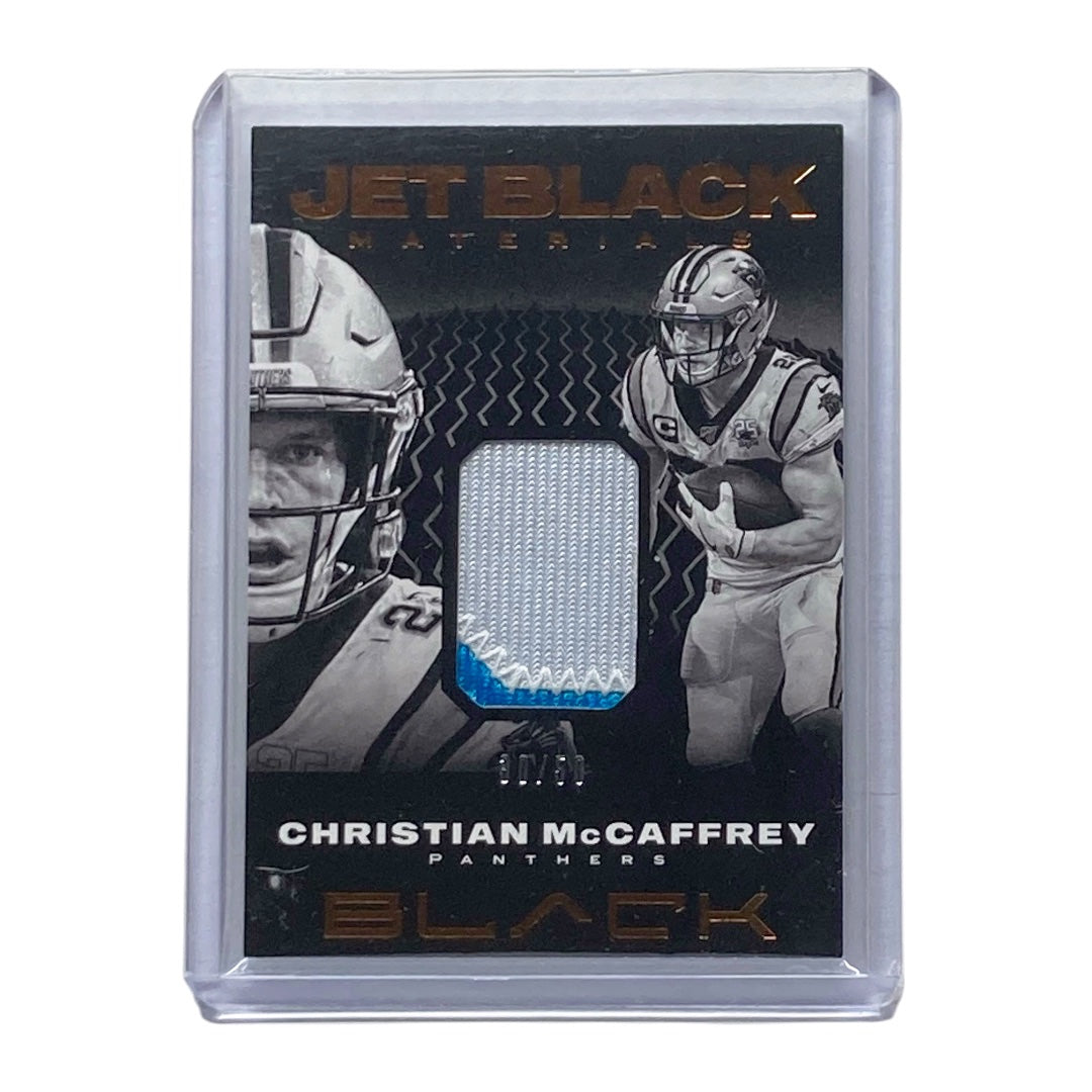 PANINI NFLカード BLACK CHRISTIAN McCAFFREY PANTHERS 30/50 #JB10 中古 IT2