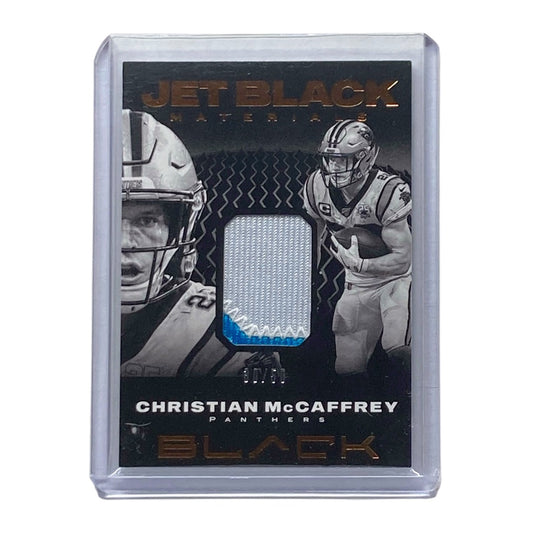 PANINI NFLカード BLACK CHRISTIAN McCAFFREY PANTHERS 30/50 #JB10 中古 IT2