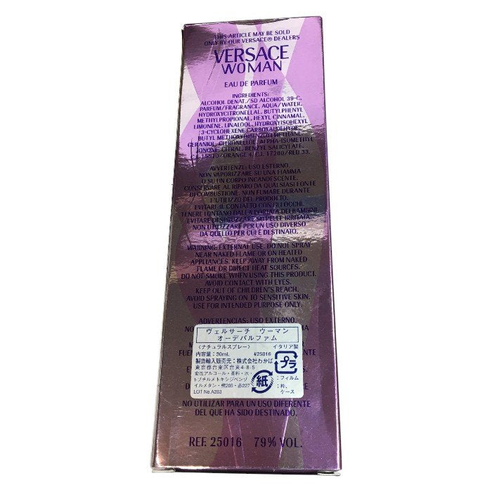 VERSACE ヴェルサーチェ ウーマン オードパルファム 30ml 中古 Y4