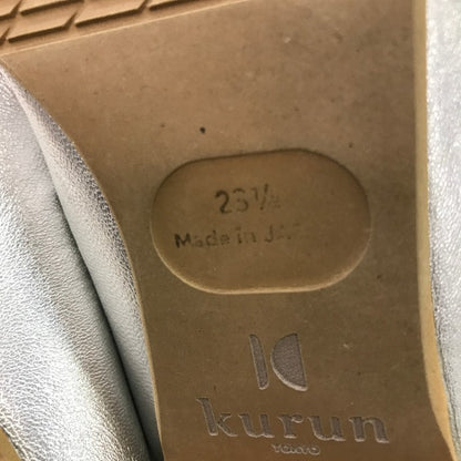 kurun tokyo クルントウキョウ Pauline-Foil Silvre 23.5cm 中古 Y1