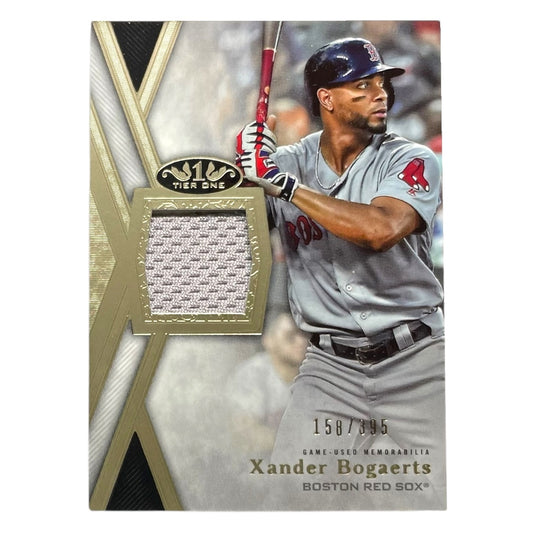 TOPPS MLBカード TIER 1 XANDER BOGAERTS BOSTON RED SOX /395 #T1R-XB 中古 IT2