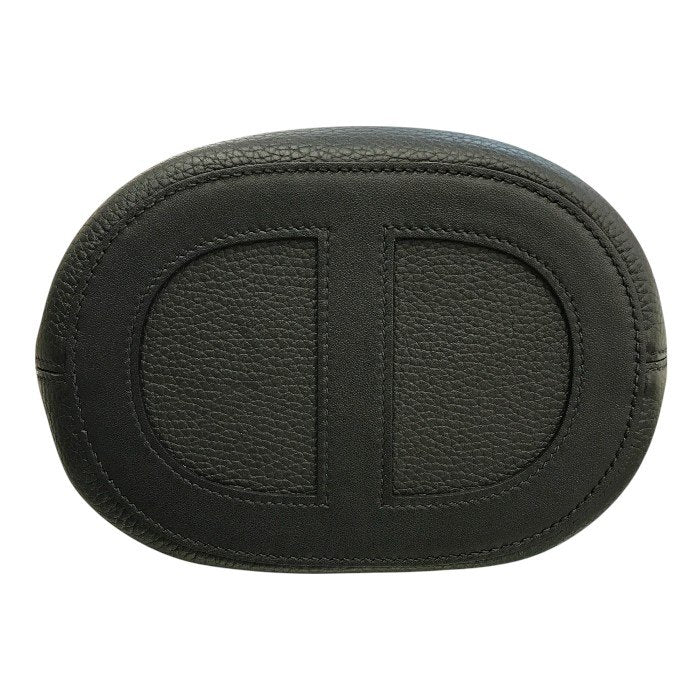 HERMES エルメス インザループ 18 トートバッグ レディース トリヨンクレマンス レザー ハンドバッグ コンパクト シルバー金具 ノワール 中古 T1