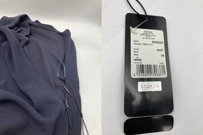 ESCADA エスカーダ ドレープ ノースリーブ ワンピース サイズ38 中古 D4