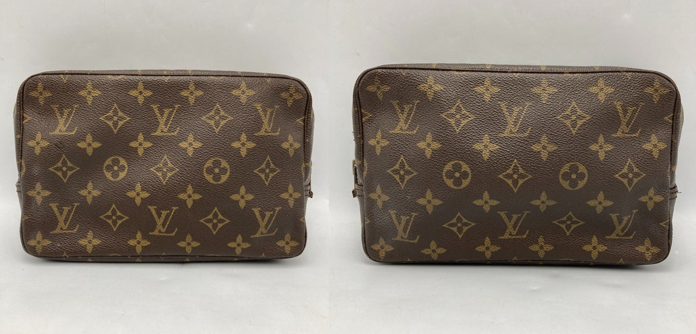 LOUIS VUITTON ルイヴィトン モノグラム トゥルース トワレット 23 ポーチ セカンドバッグ M47524 中古 D4