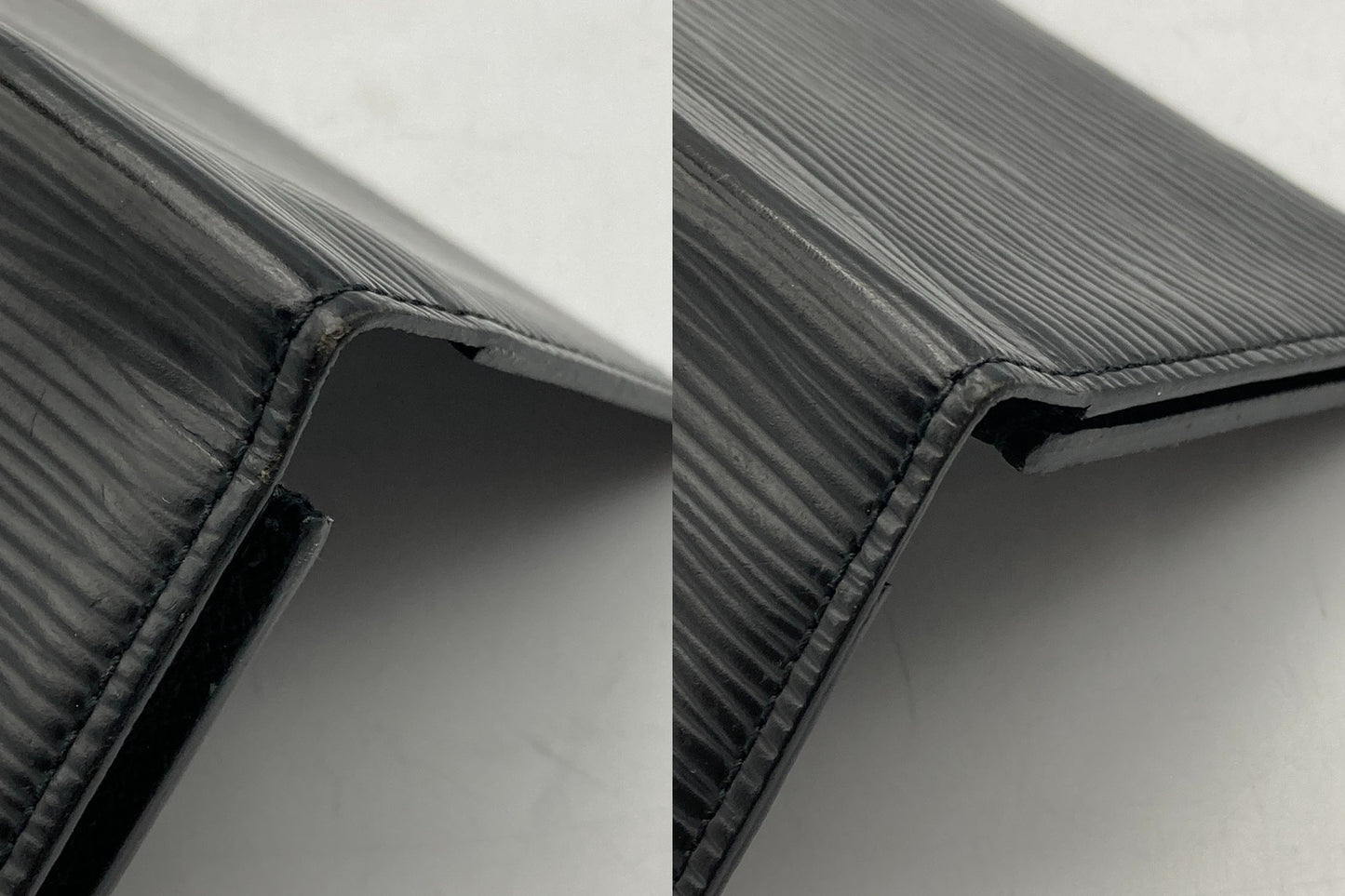 LOUIS VUITTON ルイヴィトン エピ アンヴェロップ カルト ドゥ ヴィジット カードケース 名刺入れ ノワール M56582 中古 D4