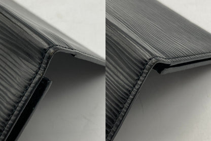 LOUIS VUITTON ルイヴィトン エピ アンヴェロップ カルト ドゥ ヴィジット カードケース 名刺入れ ノワール M56582 中古 D4