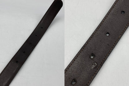 MONT BLANC  モンブラン バックル レザーベルト メンズ 中古 D4