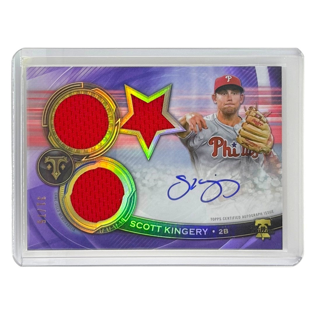TOPPS MLBカード TRIPLE THREADS SCOTT KINGERY PHILADELPHIA PHILLIES /75 #RFPAR-SK 中古 IT1
