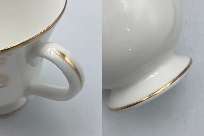 WEDGWOOD ウェッジウッド ラルフローレン メレディス カップ＆ソーサー ペア 中古 D4