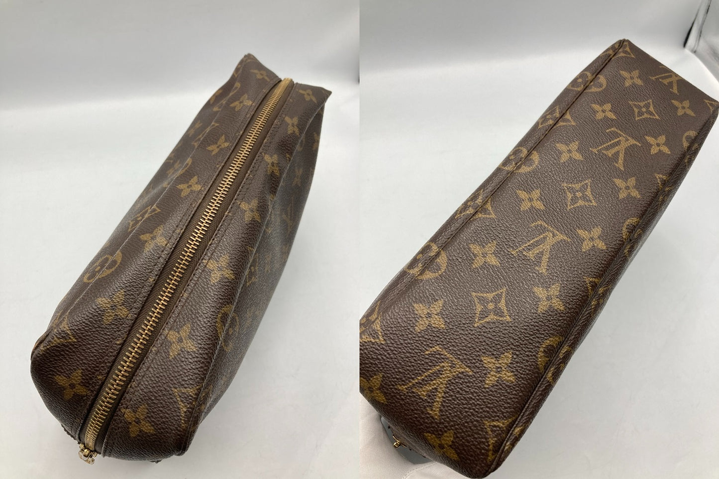 LOUIS VUITTON ルイヴィトン モノグラム トゥルース・トワレット28 ポーチ M47522 中古 D4