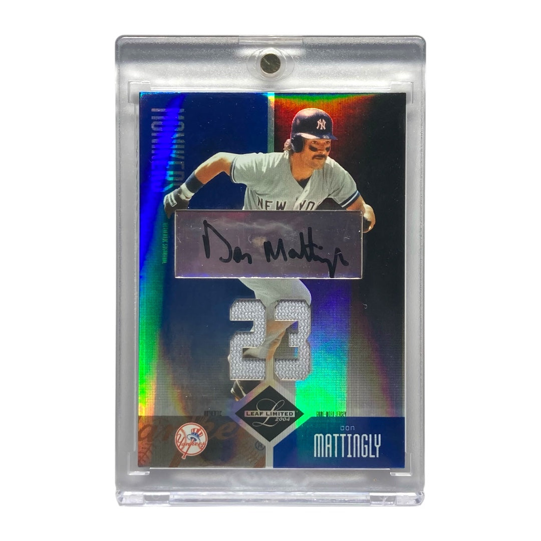 DONRUSS MLBカード LEAF LIMITED DON MATTINGLY YANKEES 49/50 #208 中古 IT2