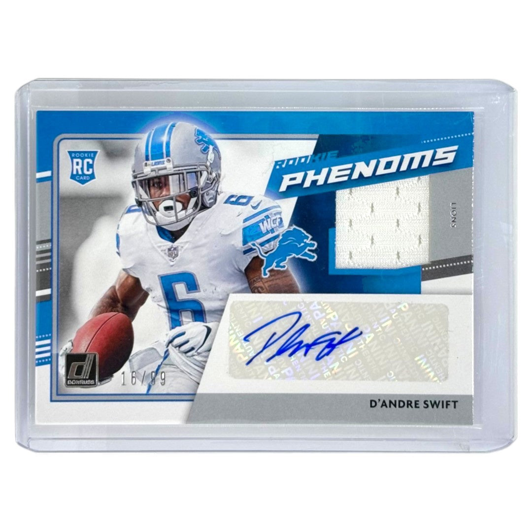 PANINI NFLカード DONRUSS D'ANDRE SWIFT LIONS /99 #RPJ-DS 中古 IT1
