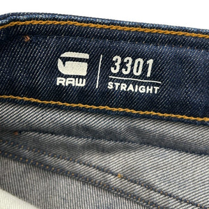 ジースターロウ デニム STRAIGHT 3301 G-STAR RAW ストレート パンツ ジーパン レディース 中古 W４