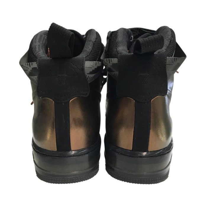NIKE ナイキ エアフォース1 フォームポジット スニーカー メンズ ハイカット BHM ベルクロ メタリックカッパー 26cm 586583-800 中古 T1