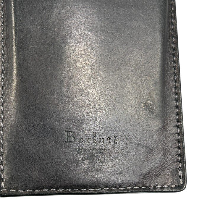 Berluti ベルルッティ カリグラフィ 長財布 レザー 本革 メンズ 札入れ 中古 W1