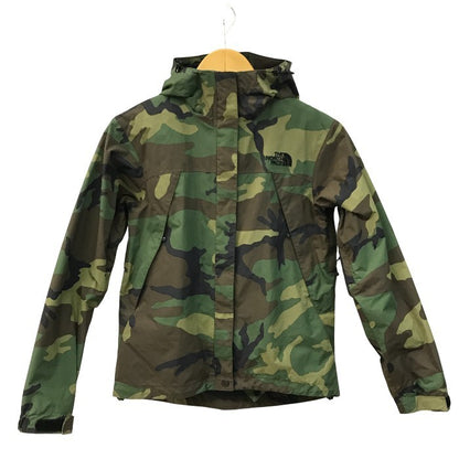 THE NORTH FACE ザ・ノースフェイス ノベルティー スクープ ジャケット レディース パウダーガード取り外し可 カモフラグリーン Mサイズ NPW61525 中古 T1