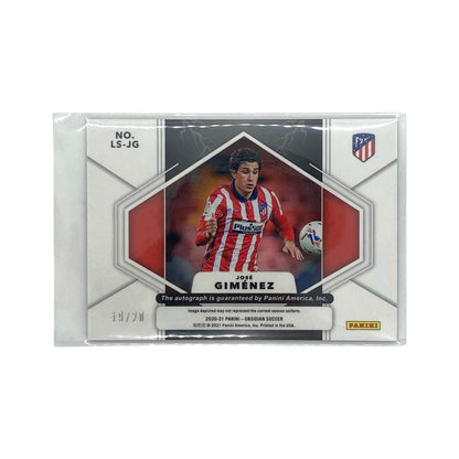 PANINI サッカーカード OBSIDIAN JOSE GIMENEZ ATLETICO MADRID 19/20 #LS-JG 中古 IT1