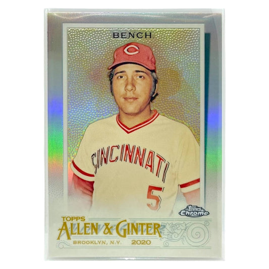 TOPPS MLBカード CHROME ALLEN & GINTER JOHNNY BENCH CINCINNATI REDS #72 中古 IT1