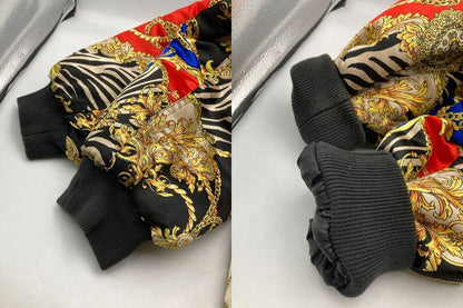 SCREP スクレップ 総柄 ブルゾン サイズXL 中古 D4