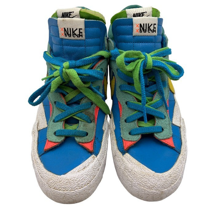 NIKE × SACAI × KAWS ナイキ × サカイ × カウズ BLAZER LOW スニーカー 28cm DM7901-400 靴 シューズ メンズ コラボ ブレーザー ロー 中古 W４