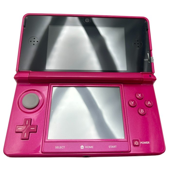 任天堂 ニンテンドー3DS グロスピンク CTR-001 Nintendo 本体 ハード 携帯ゲーム機 中古 W４