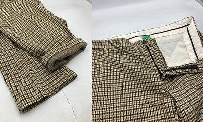 UNITED COLORS OF BENETTON ベネトン ガンクラブチェック セットアップ サイズXL メンズ 中古 D4