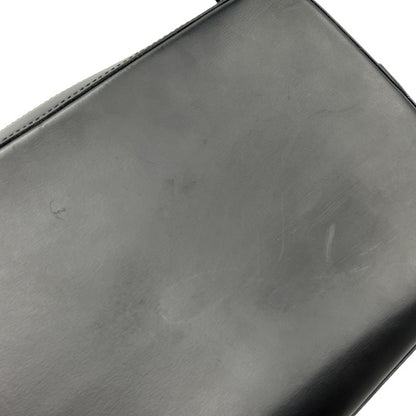 dunhill ダンヒル セカンドバッグ レザー ブラック クラッチバッグ メンズ お出かけ ブランド シンプル 無地 中古 W４