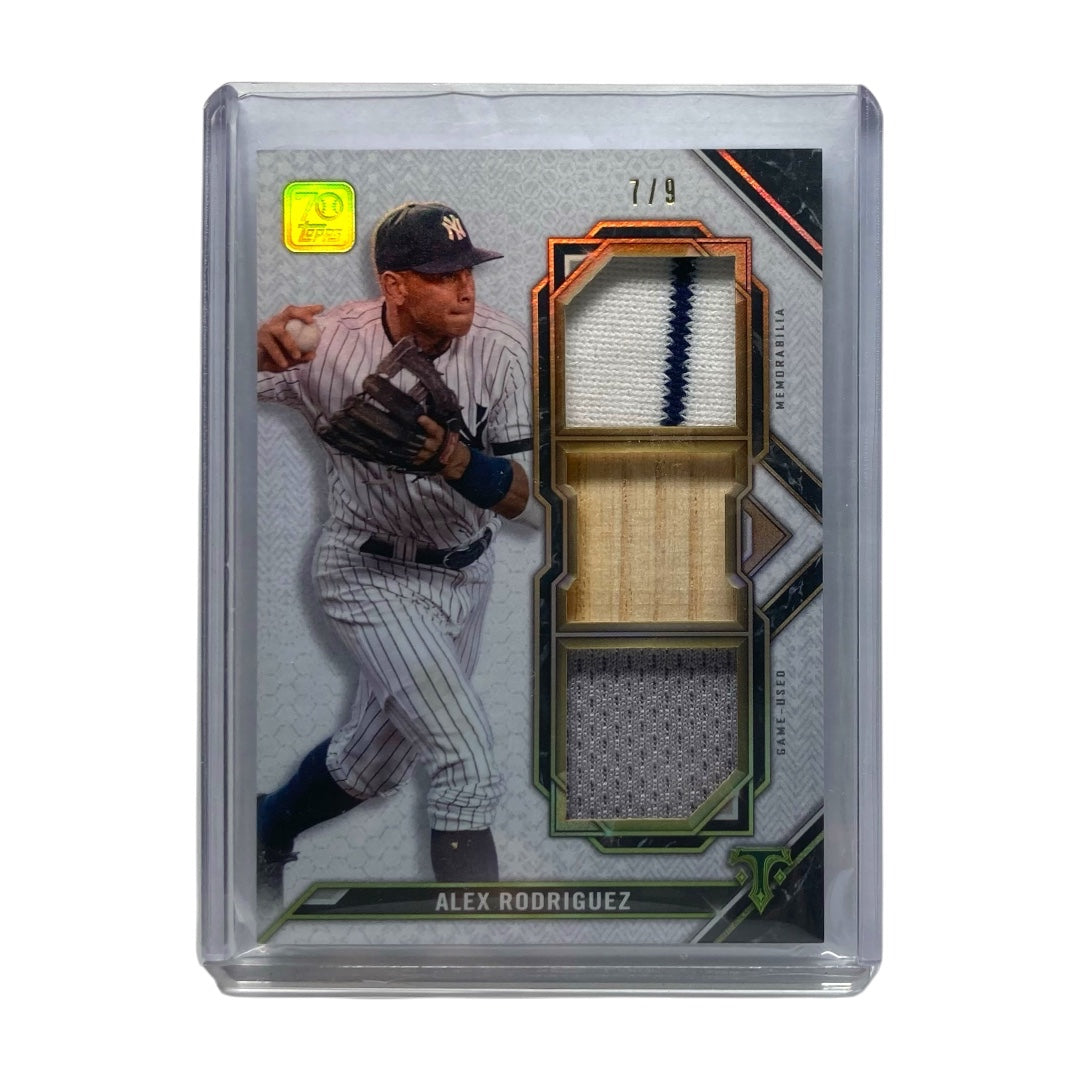 TOPPS MLBカード TRIPLE THREADS ALEX RODRIGUEZ YANKEES 7/9 #70TR-AR 中古 IT2
