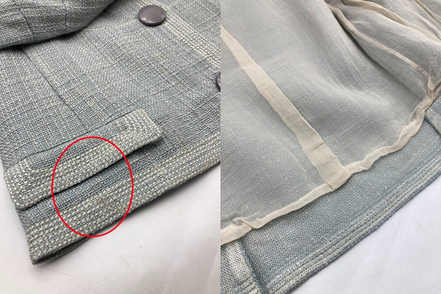 LOUIS VUITTON ルイヴィトン ツイードジャケット レディース サイズ38 中古 D4