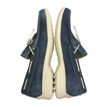 REGAL リーガル デッキシューズ メンズ スウェード Worth collection ブルー 26cm NC5J JY90 中古 T1