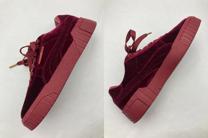 PUMA プーマ Cali ベルベット ウィメンズ スニーカー 369887 01 中古 D4