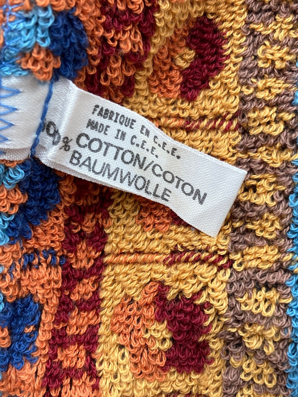 PORTUGAL 中東欧製 バスローブ コットン100％ 中古 D4