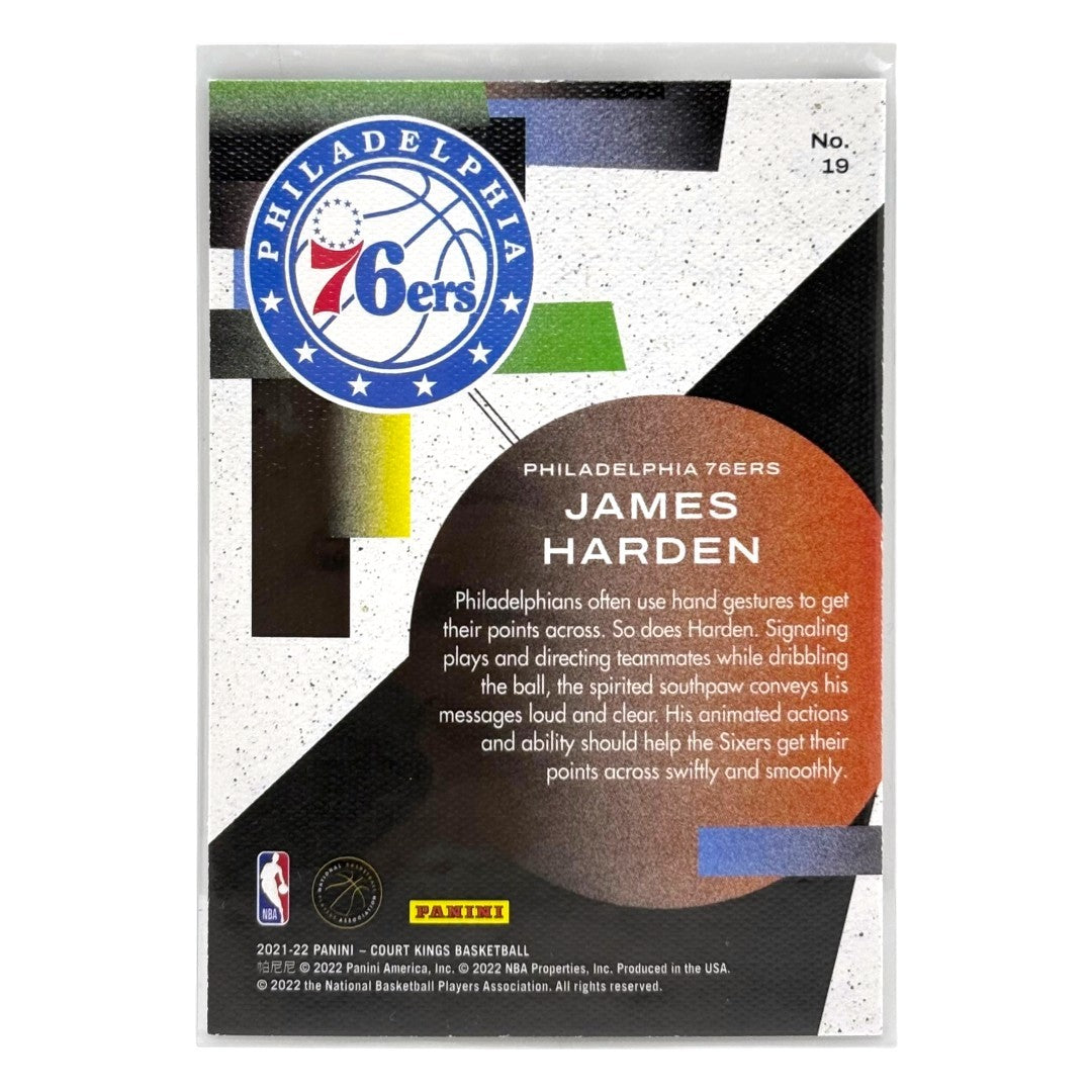 PANINI NBAカード COURT KINGS JAMES HARDEN PHILADELPHIA 76ERS #19 中古 IT1